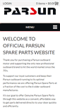 Mobile Screenshot of parsunparts.com