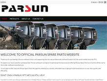 Tablet Screenshot of parsunparts.com